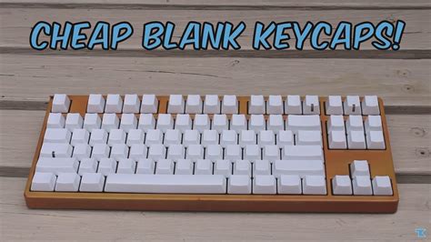 Cheap Blank White PBT Keycaps - Unboxing and Quick Review - YouTube