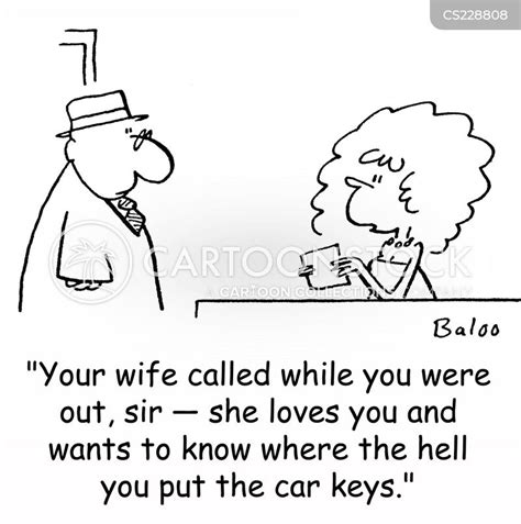 Lost Keys Cartoons and Comics - funny pictures from CartoonStock