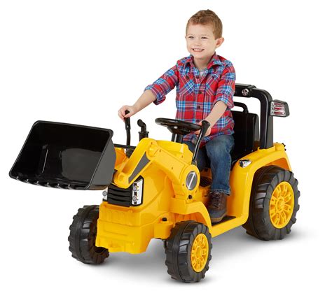 CAT Tractor Bull Dozer, Digger, Ride-On Toy by Kid Trax, yellow - Walmart.com