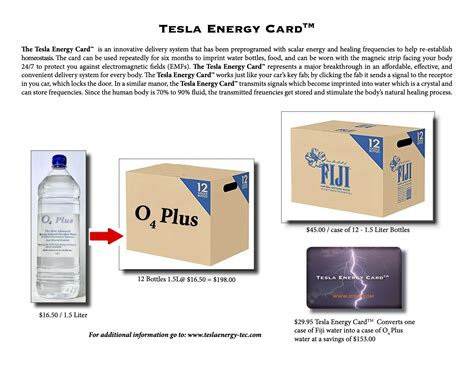 Tesla Energy Card® – Tesla Energy, LLC