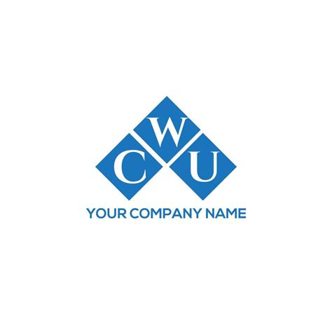 CWU letter logo design on white background. CWU creative initials letter logo concept. CWU ...