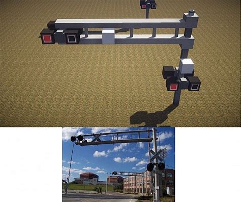 US Railroad Crossing Signals | Realistic [+Schematic] Minecraft Map