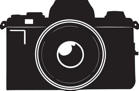 Camera vector silhouette illustration 25751326 Vector Art at Vecteezy