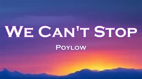 Poylow - We Can't Stop (Lyrics) feat. Rich Fayden, Stayer - YouTube