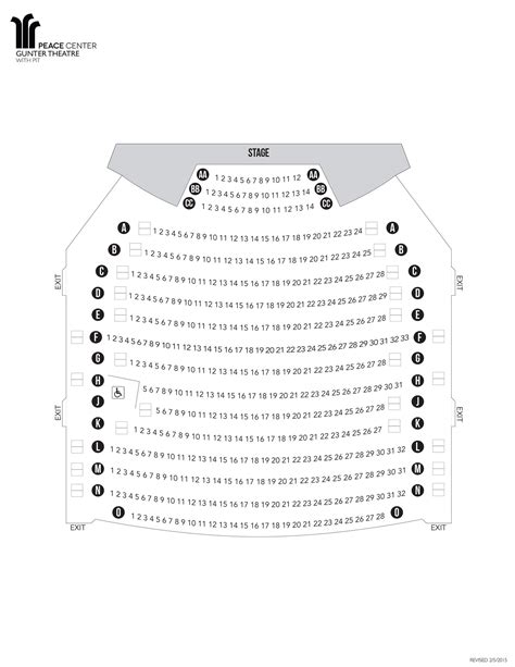 Seating Charts | Peace Center - Official Site