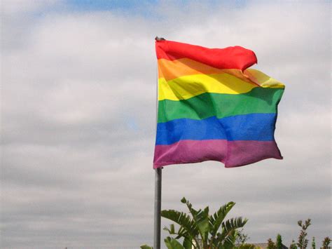 Rainbow flag flapping in the wind | I took a few pics of thi… | Flickr