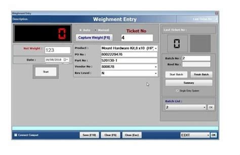 Offline Label Printing Scale Software at Rs 10500/pack in Ahmedabad ...