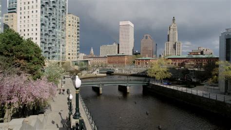 Providence Rhode Island Skyline Stock Footage Video (100% Royalty-free) 9370664 | Shutterstock