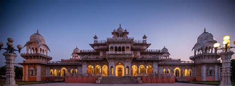 Albert Hall Museum at Night Jaipur, India