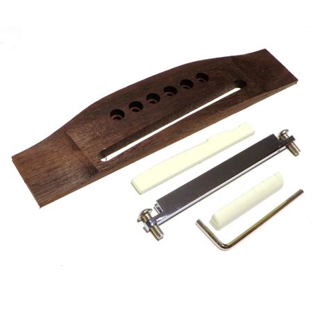 Adjustable Rosewood Acoustic Guitar Bridge