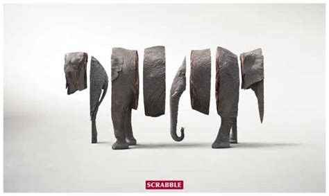 Retórica de la imagen | Creative advertising, Print ads, Scrabble