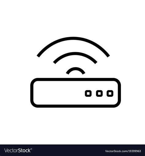 Wifi router icon Royalty Free Vector Image - VectorStock