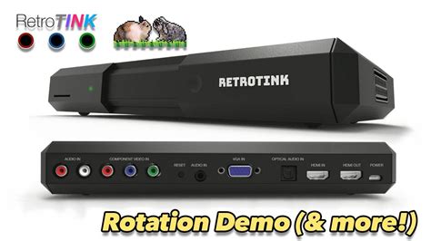 RetroTINK 4K - Rotation Demo & More - YouTube