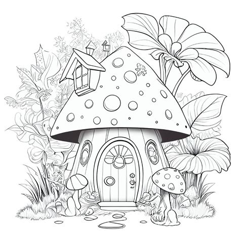 House Colouring Pages, Fairy Coloring Pages, Printable Adult Coloring Pages, Disney Coloring ...