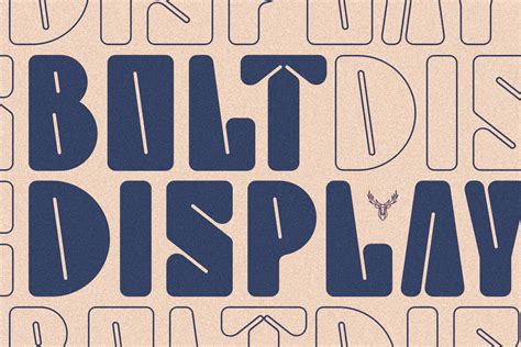 Bolt Display - Rounded Bold Sans Serif - Design Cuts