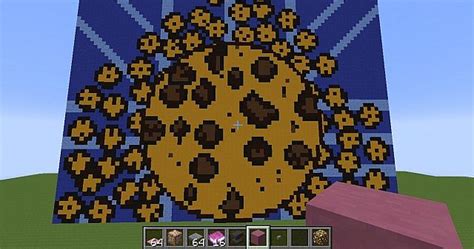 Cookie Clicker Pixel art - Concrafter Minecraft Map