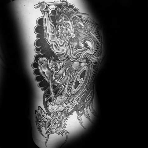 60 Raijin Tattoo Designs For Men - Japanese Mythology Ink Ideas