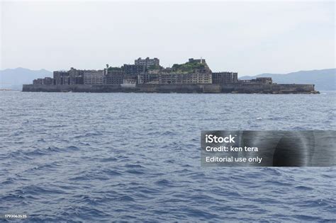 Panoramic View Of Gunkanjimahashima Island Stock Photo - Download Image ...