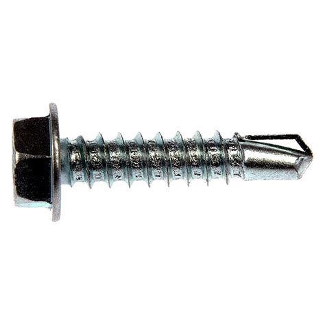 Dorman® 784-110 - Hex Washer Head Self Tapping Screws (Stainless Steel, #6 x 1/2'', 3/4'', 12 ...