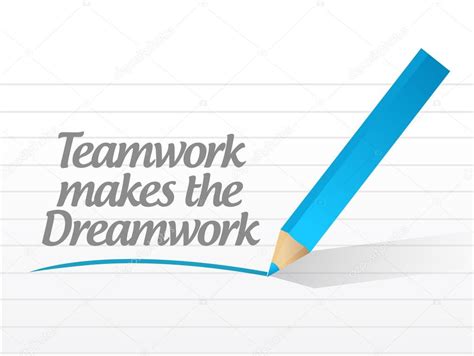 Teamwork makes the dreamwork — Stock Photo © alexmillos #37866689