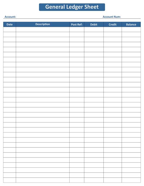 Ledger Balance Sheet - 10 Free PDF Printables | Printablee