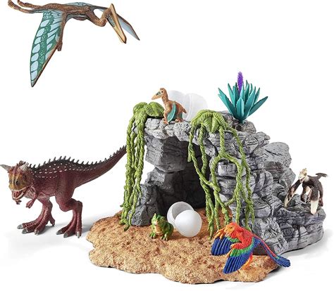 Schleich 42564 Playset Large Volcano Expedition (Dinosaurs) 41461 ...