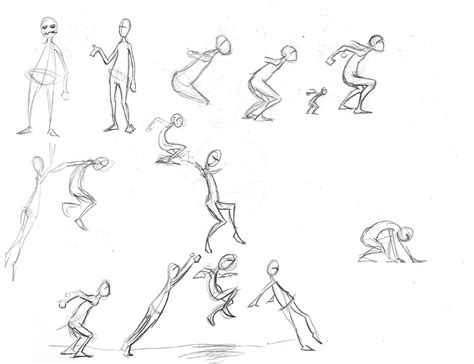 Jan. 10: (Simple Saturday) Jumping : dailydraw