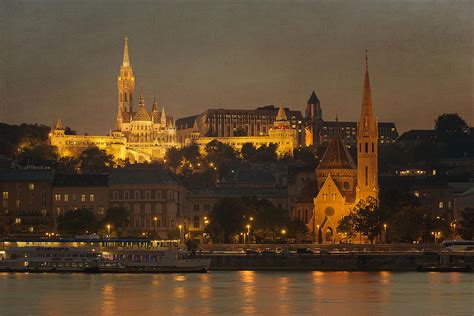 Matthias Church Night Photograph by Joan Carroll - Fine Art America