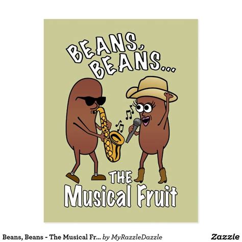 two brown bears playing music together with the words beans, beans and musical fruit