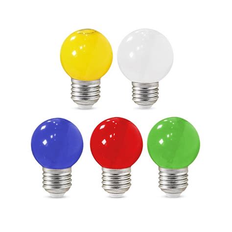 Ampoule LED E27 1W Couleur | Boutique Officielle Miidex Lighting®