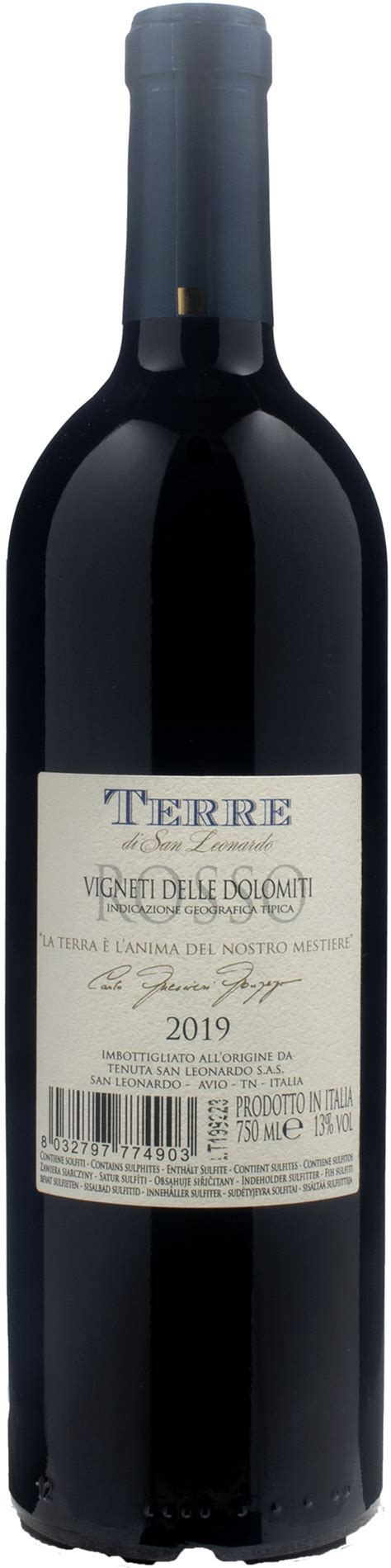 Tenuta san leonardo terre di san leonardo 2019 - xtrawine.com