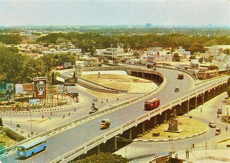 Gemini Flyover Mount Road Chennai, 1973 Postcard - Past-India