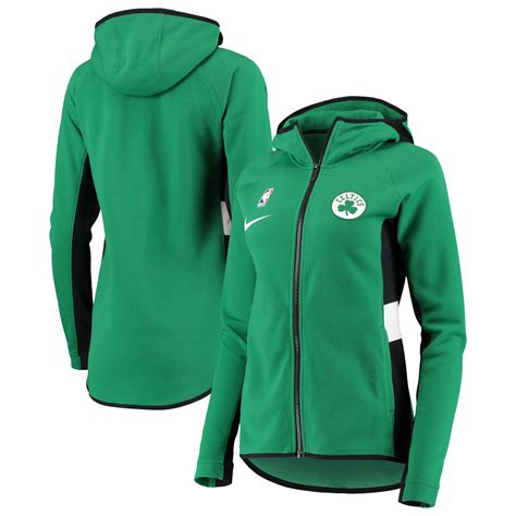 NBA Boston Celtics Nike Women's Full-Zip Showtime Raglan Performance ...