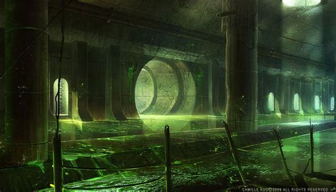 Sewer by camilkuo on deviantART | Fantasy landscape, Concept art, Sewer