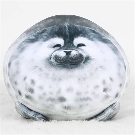 Bedding & Linens Cushions Blivener Chubby Blob Seal Pillow Stuffed Cotton Plush Animal Toy Cute ...