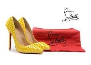 Christian Lub dễ thương Tampins Ladies mới Spike High Heel Christian Louboutin