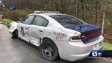 Truck crashes into Alabama State Trooper's cruiser, ALEA sends message ...