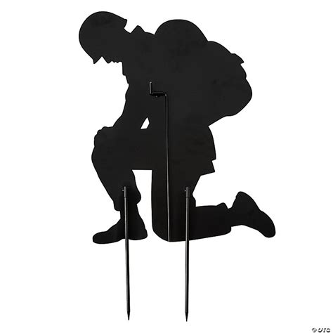 Military Silhouette Kneeling