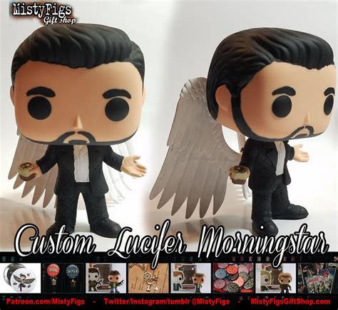 Toys & Games Lucifer Morningstar Funko Pop Custom Made TO ORDER TV, Movie & Video Game Action ...