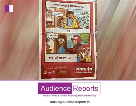 "Zomato Unleashes Nostalgia in Print Ad Revealing Delivery Service from ...