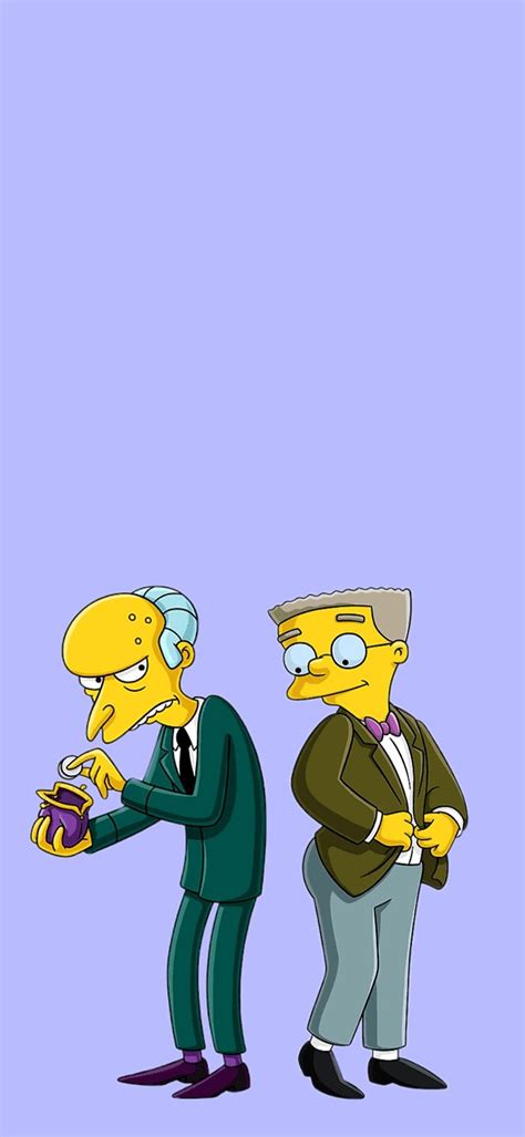 Mr. Burns and Smithers the simpsons lockscreen burnsmithers Mr Burns, Smithers, The Simpsons ...