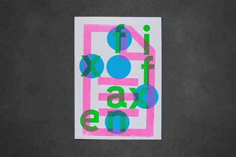 silk-screen printing posters on Behance