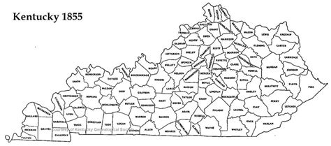 How and Why the Kentucky Counties Formed - Kentucky Genealogical Society