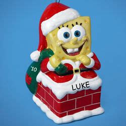 SpongeBob Squarepants Personalized Christmas Ornament - FindGift.com