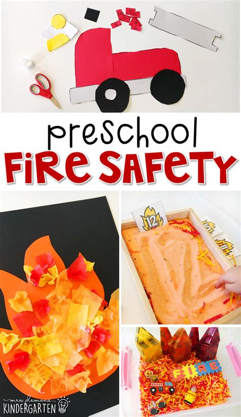 Fire Safety Preschool Printable Books