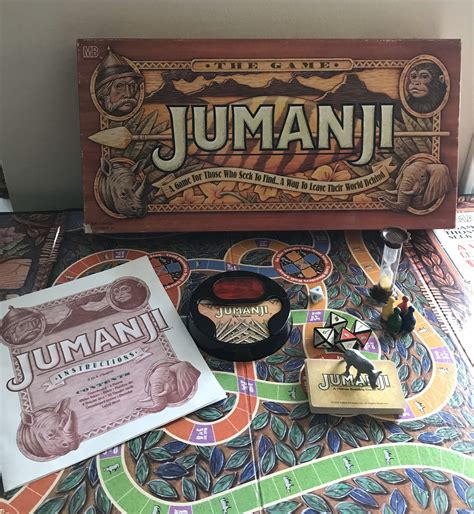 Vintage Milton Bradley Jumanji Board Game 1995 Movie Board | Etsy | Jumanji board game, Board ...