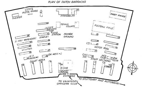 Patch Barracks Map Of Buildings