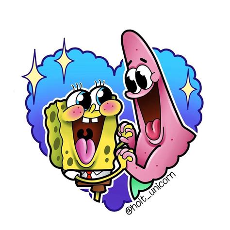 Spongebob and Patrick tattoo design - Spongebob and Patrick tattoo design - #bestfriendtatto ...