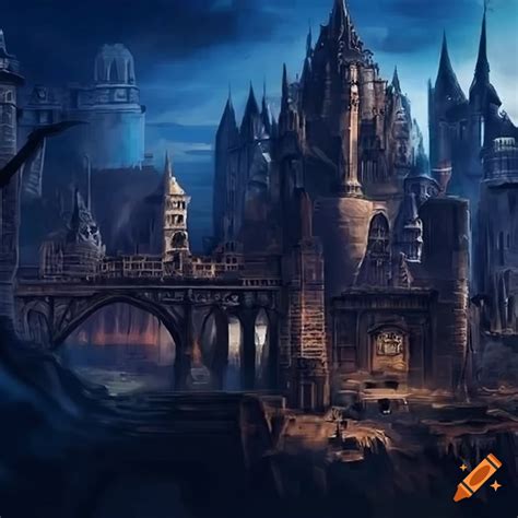 Fantasy cityscape