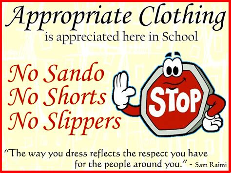 Appropriate Clothing Campaign | CASA DEL NIÑO SCHOOLS SYSTEM, INC.